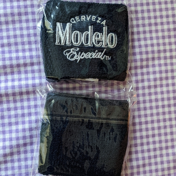Modelo Cerveza Drawstring Bag & 2 ct Sweatbands NEW! - Picture 2 of 4